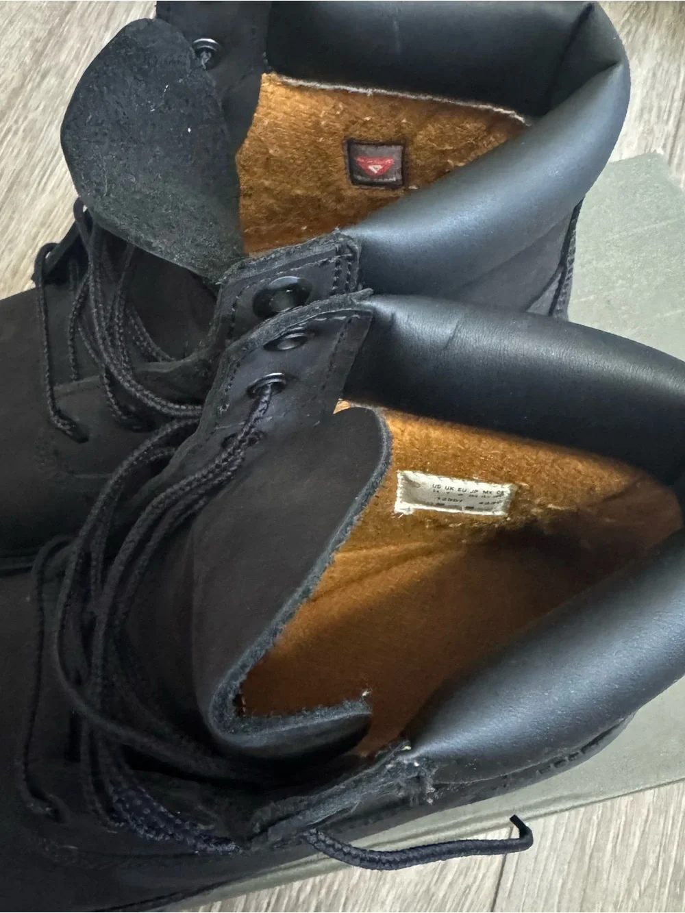 Timberland Black Nubuck Boots
